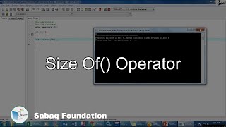 sizeof() operator