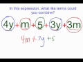 Combining Like Terms Mastery