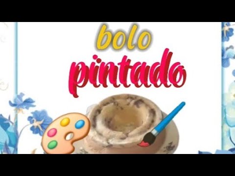 BOLO PINTADO! Uma delícia!!!🖌