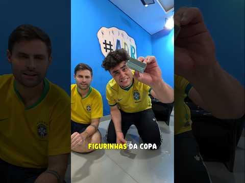 REZENDEEVIL ME DESAFIOU NO BAFO COM FIGURINHAS DA COPA 2026 !!! #shorts #शॉर्ट्स #tepukkartu