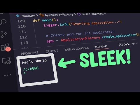 How To Get The CLEANEST VS Code Setup!