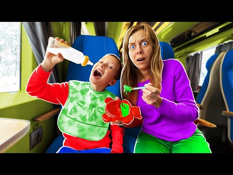 🍼 MIRCEA BEBELUȘ prima dată cu TRENUL 🚂 24 de ORE ⏰ Partea 3
