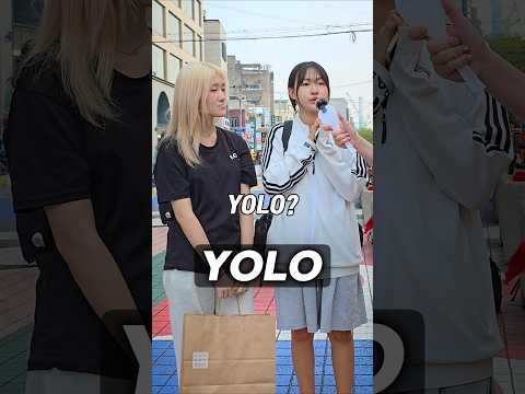 Yolo? #streetinterview