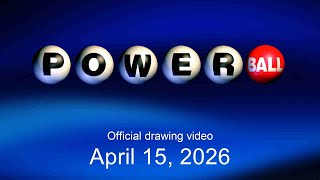 Powerball drawing for April 15, 2026