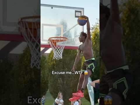 Craziest jump I’ve seen in a min 😳 (via KNT_dunks/IG) #basketball #europe #viral #shorts