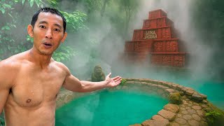 Descubrí aguas termales Mayas en la selva de Honduras
