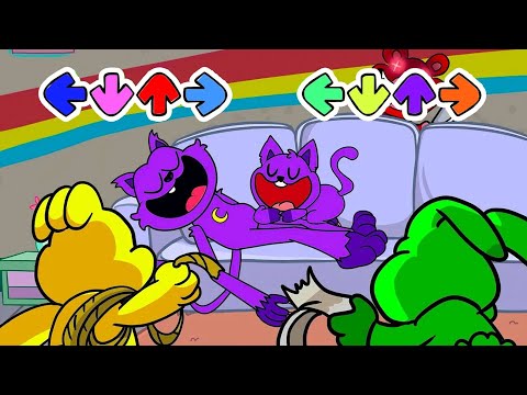 FNF Belike Poppy Playtime | SLEEPING CAPNAP AND THIEVES?! | Poppy Animation