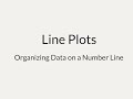 Understanding Line Plots