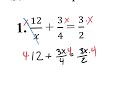 Solving Rational Equations in Spanish