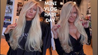 Fresh Blonde for Valentine’s Day👸🏼♥️ Mini Vlog Hair day in salon! 