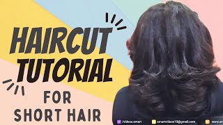 Step haircut for Short hair || Haircut for Curly hair