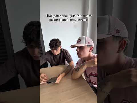 Nunca lo admite