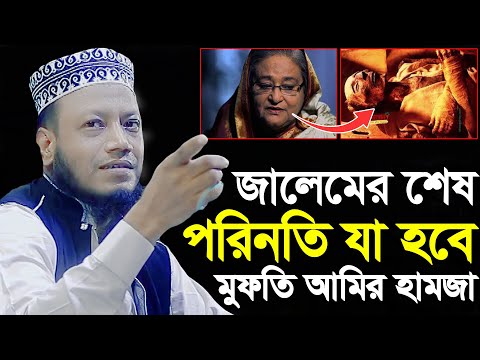 আল্লাহ ছাড় দেয় ছেড়ে দেয় না । আমির হামজা নতুন ওয়াজ 2024 । mufti amir hamza new waz 2024 । hamza tv24