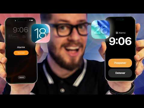 iOS 26 vs iOS 18: TODOS los CAMBIOS visuales (Comparativa REAL y en detalle)