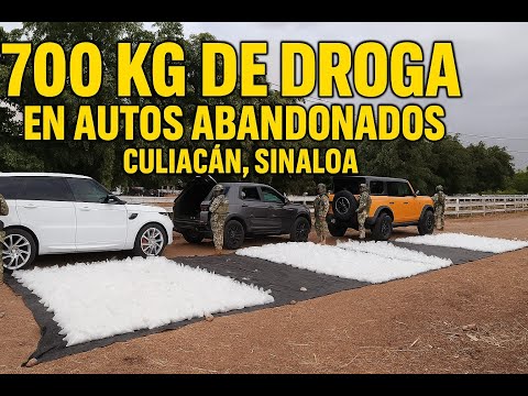 🚔 Ejército decomisa más de 700 kilos de droga en camionetas abandonadas en #Sinaloa 🚓