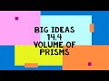 Volume and Area of Prisms
