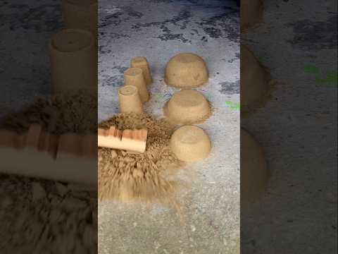 Satisfying 😌 Or Relaxing Glass Cake Making With Sand ASMR 😋 #shorts