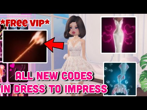 HOW TO GET ALL NEW CODES AND *FREE* VIP IN DRESS TO IMPRESS 🤫