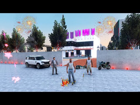 Celebrate Diwali with GTA 5 Michael and Franklin in Indian Bike Driving 3D