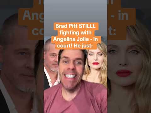 Brad Pitt STILL Fighting With Angelina Jolie - In Court! He Just: