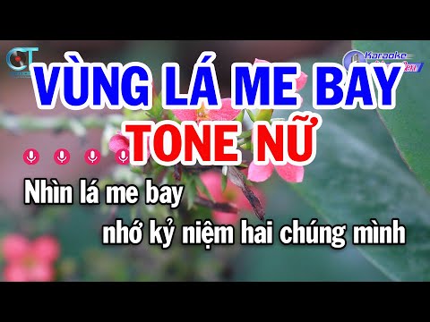 Karaoke Vùng Lá Me Bay Tone Nữ Gm | Nhạc Sống Beat Mới || Karaoke Đồng Sen