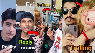 Pn Rose Trolling💔 Gyan Gaming 😡 Pn harsh VS Gyan Gaming @GyanGaming @RaiStar