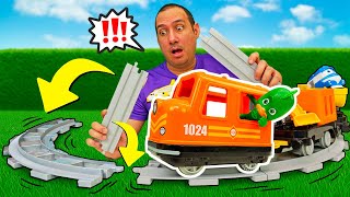 🚂🦎 ¡Construimos el ferrocarril con Gekko y Jesús!