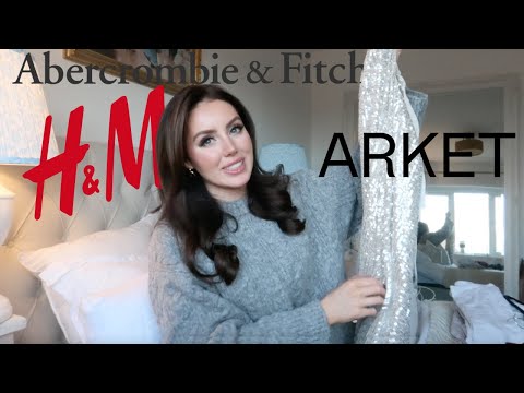 WINTER & PARTYWEAR HAUL 2023 | ZARA,H&M,ARKET + Abercrombie & FITCH