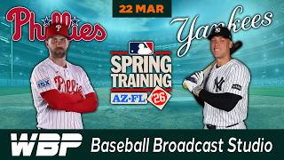 Live 🔴 PHILLIES vs YANKEES ⚾ Watch Ball Party Real DEMO | MLB + New APP