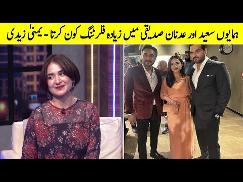 Adnan & Humayun Sir flirting with Cute Yumna Zaidi on Gentleman Drama Set Episode 19 _ episode 20