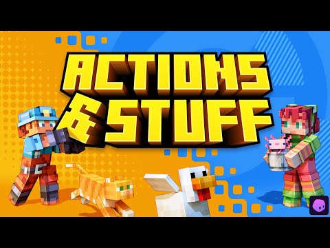 SAIU! NOVO UPDATE DA ACTIONS & STUFF PARA MINECRAFT PE (BEDROCK)