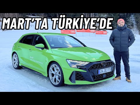 YENİ Audi RS3 ile buzda test sürüşü