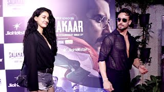 Exes Bump Into Each Other! Disha Patani And Tiger Shroff Twin In Black At Salakaar Premiere