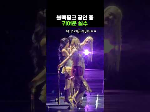 블랙핑크 귀여운 실수