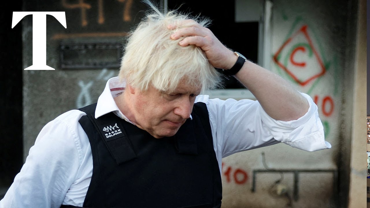 Boris Johnson visits Israeli kibbutz devastated by Hamas militants amid Gaza war