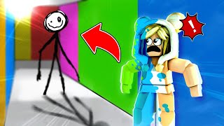 SE ESCONDA NA PAREDE COM TINTA! ASSIM ELE NÃO TE VÊ! Roblox Color or Die
