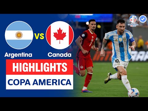 Highlights Argentina vs Canada | Dàn sao liên tục bắn phá - Messi tỏa sáng - Alvarez xử lý đẳng cấp thumbnail