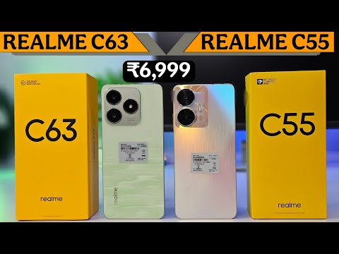 Realme C63 Vs Realme C55 Unboxing | Comparison | Camera | Price | Full Details in Hindi