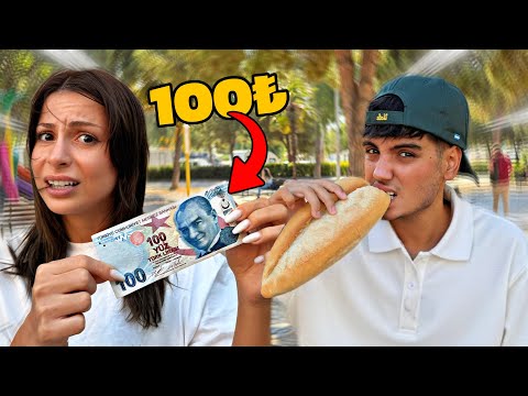 100TL İLE BİR GÜN GEÇİRMEYE ÇALIŞTIK!!! Melih Yıldırım | Sıla Beyoğlu
