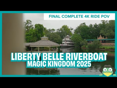 Final Ride on Liberty Square Riverboat, Magic Kingdom | Full 4K POV