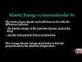 States of Matter and Kinetic Energy