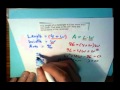 Rectangle Area and Quadratic Equations