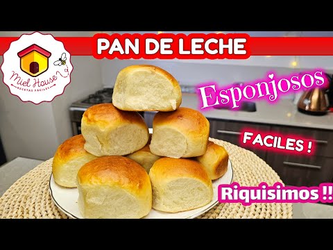 PAN DE LECHE de lo mas delicioso que probé ESPONJOSO Y FÁCIL