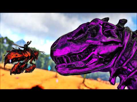 ESSA 🐝 ABELHA ❌ PODE TIRAR MILHÕES DE DANO NESSE 🦖 DINOSSAURO 🦕 COMO SE Ñ FOSSE NADA! ARK SUPER MODS