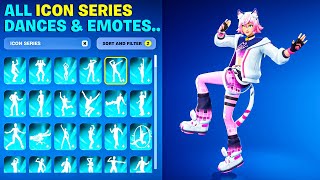 All 350 Fortnite Icon Series & TikTok Emotes...