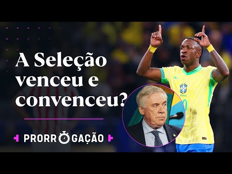 VINI MARCA E BRASIL VENCE A PRIMEIRA SOB O COMANDO DE ANCELOTTI | PÓS-JOGO DE BRASIL X PARAGUAI