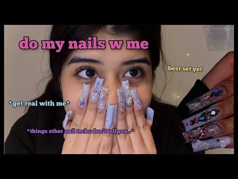 do my nails w me ✨ *best set yet*