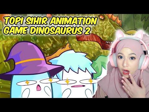 REACTION GAME DINOSAURUS 2 DARI TOPI SIHIR ANIMATION