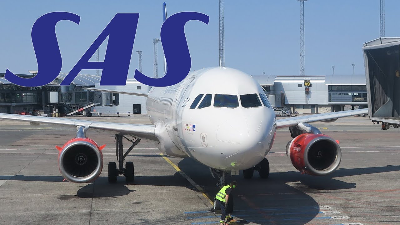 Перелет Копенгаген - Осло на Airbus A321 Scandinavian Airlines System