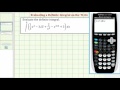 Evaluating a Definite Integral on the TI-84 Calculator